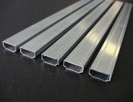 Hollow glass aluminium strip